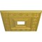 Ekena Millwork Eris Ceiling Medallion (Fits Canopies up to 9 7/8"), 18"W x 18"H x 3 1/2"ID x 1 1/8"P, Rich Gold CM18ERRGS - alternate 3